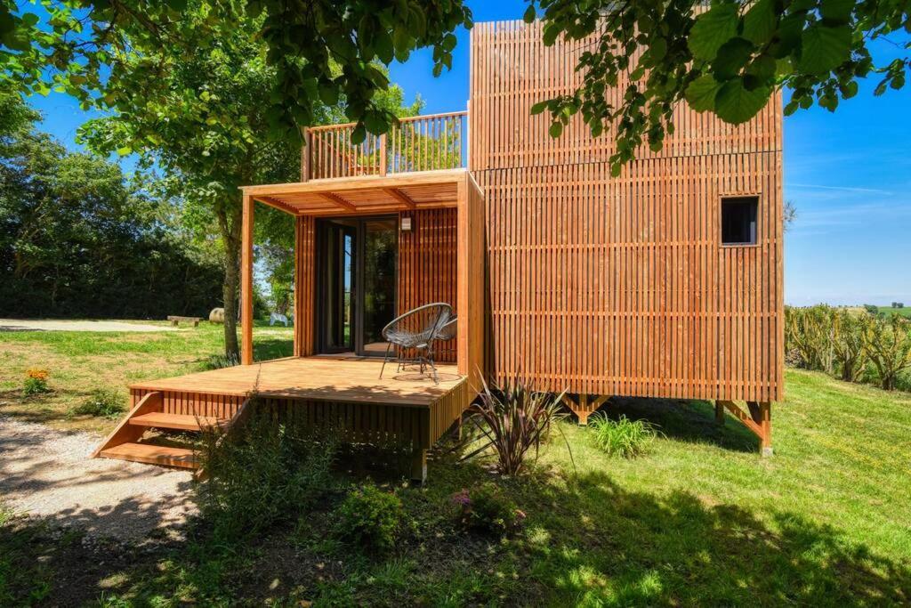 Chalet De Charme Avec Piscine Villa Aurade Dış mekan fotoğraf