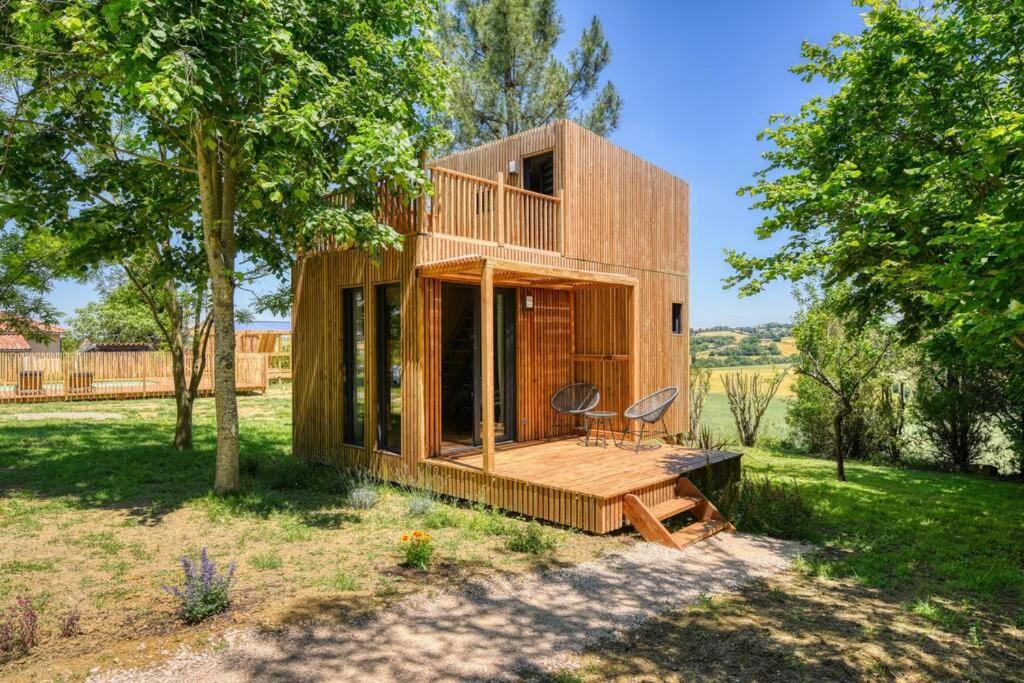 Chalet De Charme Avec Piscine Villa Aurade Dış mekan fotoğraf