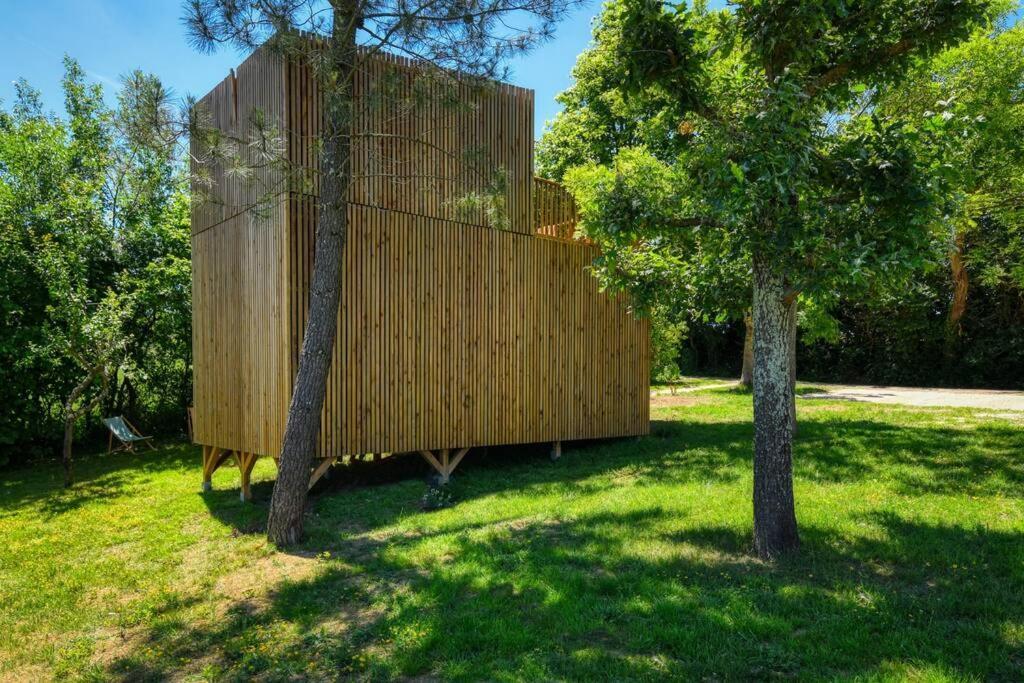 Chalet De Charme Avec Piscine Villa Aurade Dış mekan fotoğraf
